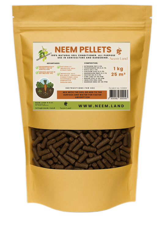 Neem Pellets - 100% Natural Soil Conditioner & Long-Term Nutrition