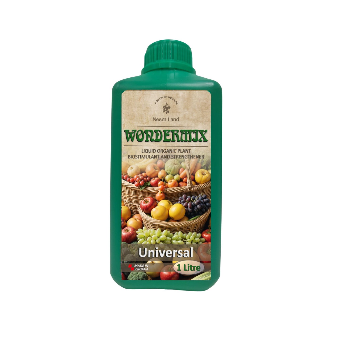 Wondermix Biostimolatore e Rinforzante Organico Liquido per Piante 1 Litro