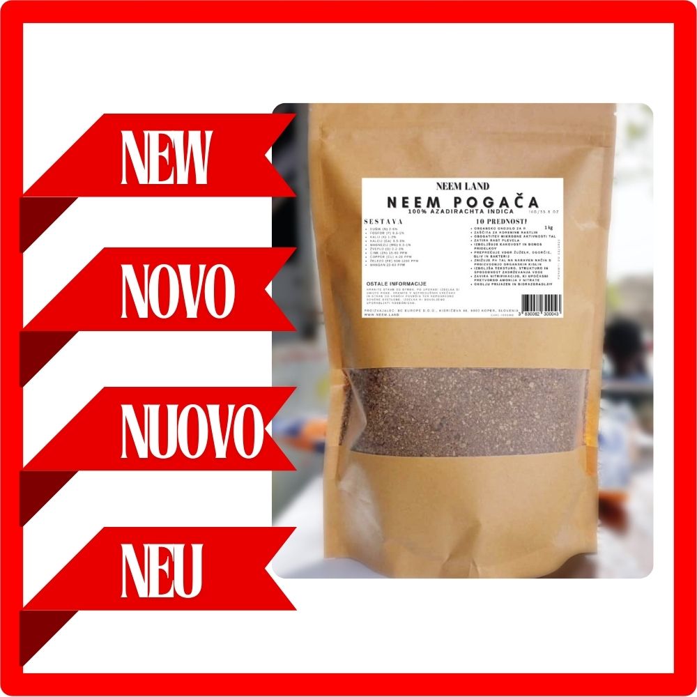 Neem Pulver aus 100% Neemsamen, 1 kg - für Hobbygärtner