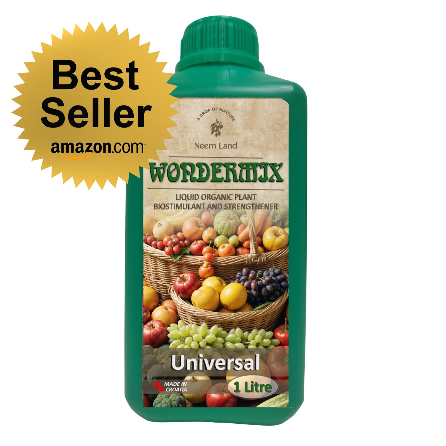 Wondermix Liquid Organic Plant Biostimulator and Strengthener 1 Liter